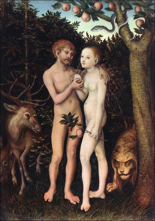 Cranach, Adam et Eve