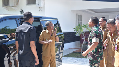 Kasad akan ke Palu, Gubernur Silaturahmi ke Danrem 132/Tdl