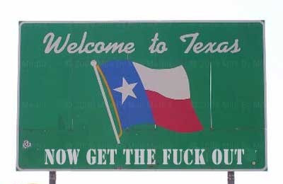 Funny Texas Signs