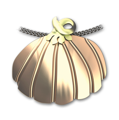 Fall pumpkin jewelry slider