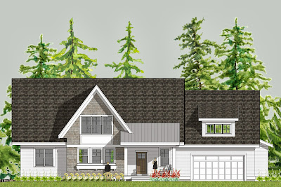 Simply Elegant Home  Designs  Blog New  House  Plan  with Main  