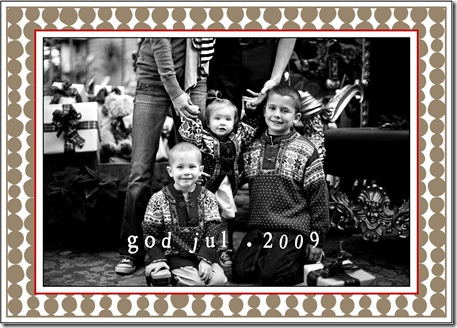 friis christmas 2009 front