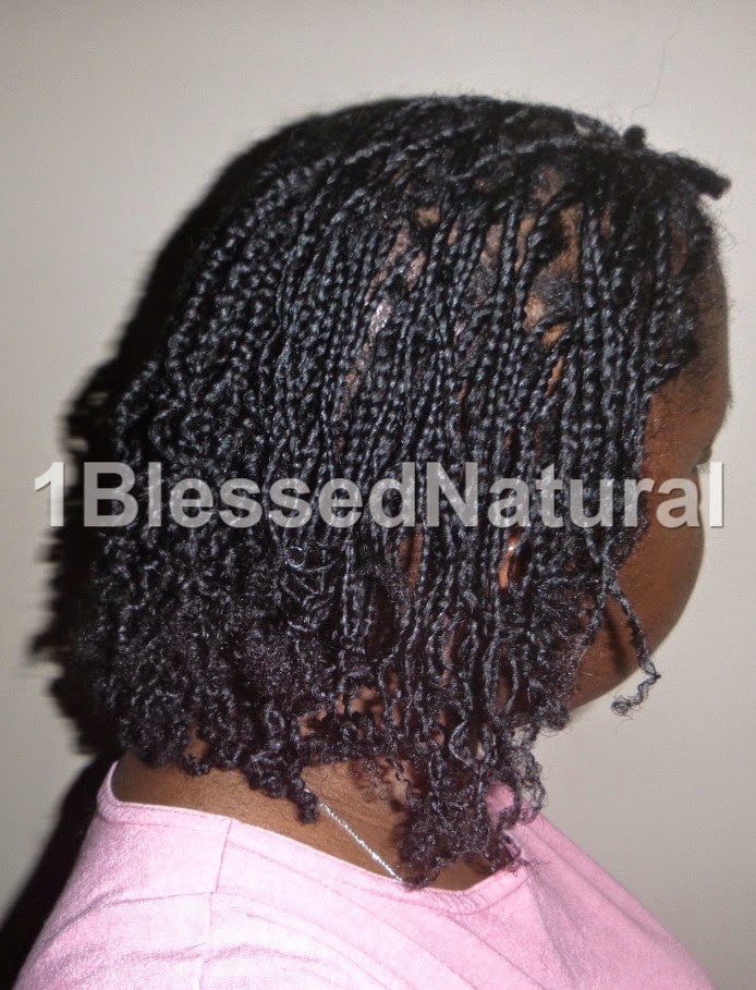Copyright 2015- 1BlessedNatural Mini Twists- Fuzzy Ends