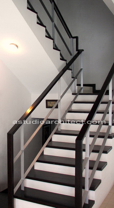 Contoh Gambar Model Desain Railing Tangga Minimalis 