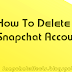 How To Delete Your Snapchat Account 