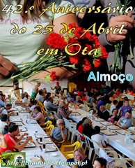 42.º Aniv. 25 ABR - 2016 - Almoco