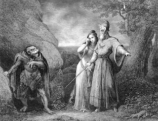 Image result for shakespeare Prospero and caliban