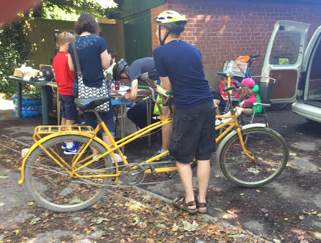 old tandem at the start