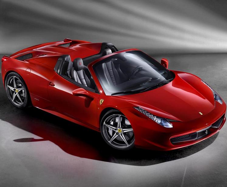 Ferrari has officially revealed new Ferrari 458 Spider car is the first mid