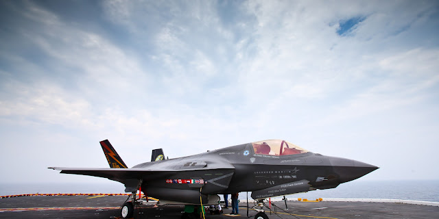 F-35 Lightning II STVOL on USS Wasp