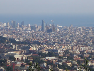 Vista panorámica de Barcelona desde la Collserola