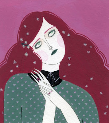 "Cara Mia" por Yelena Bryksenkova | creative emotional illustration art drawings, pictures, deep feelings, sad | imagenes bellas, emociones sentimientos