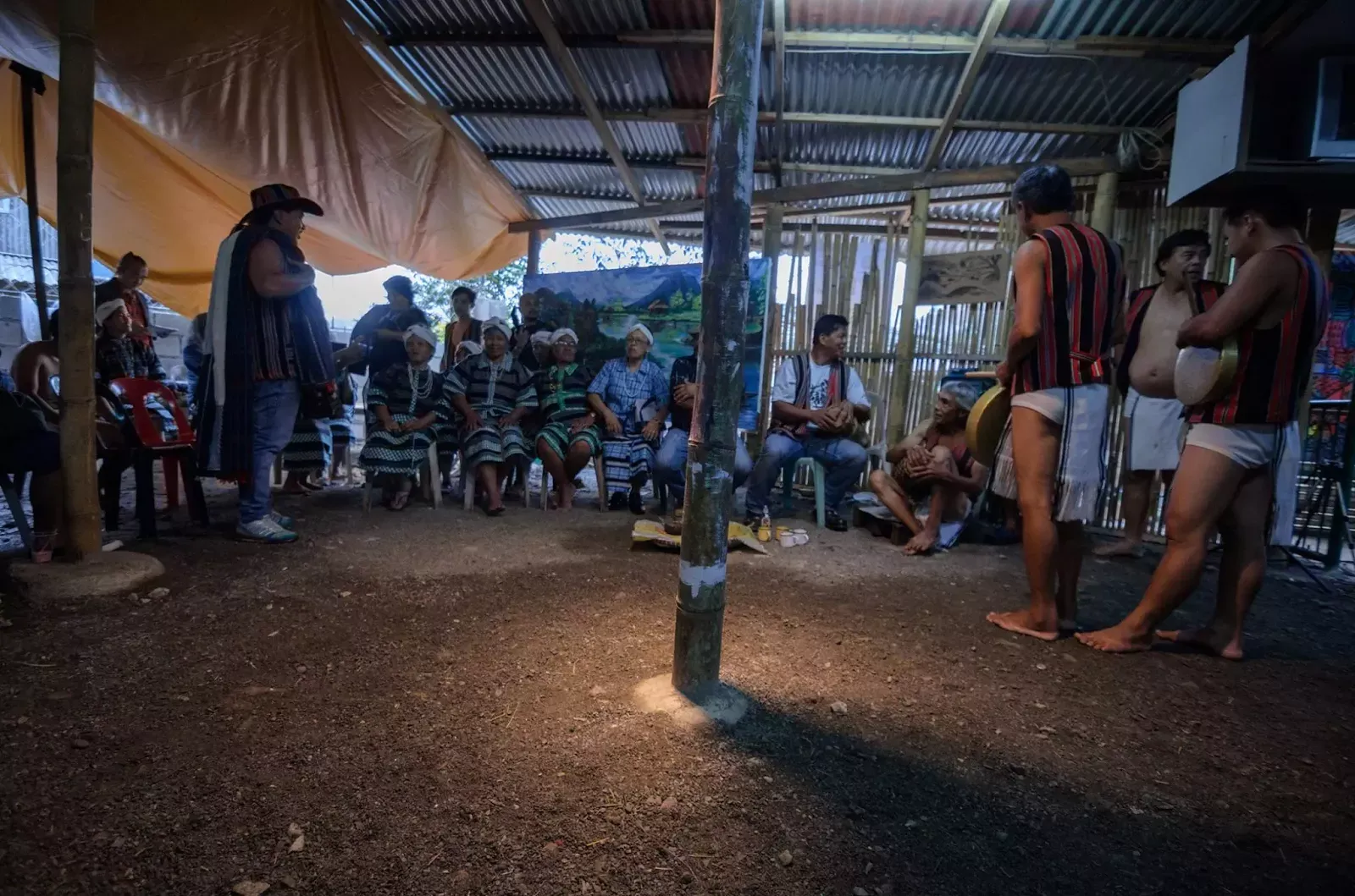 Assembly of Cordillera ethno-indigenous dancers, musicians