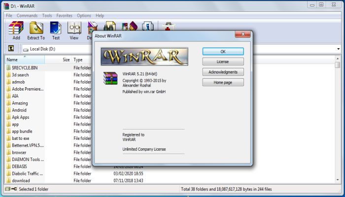 WinRAR Free Download Latest Full Version