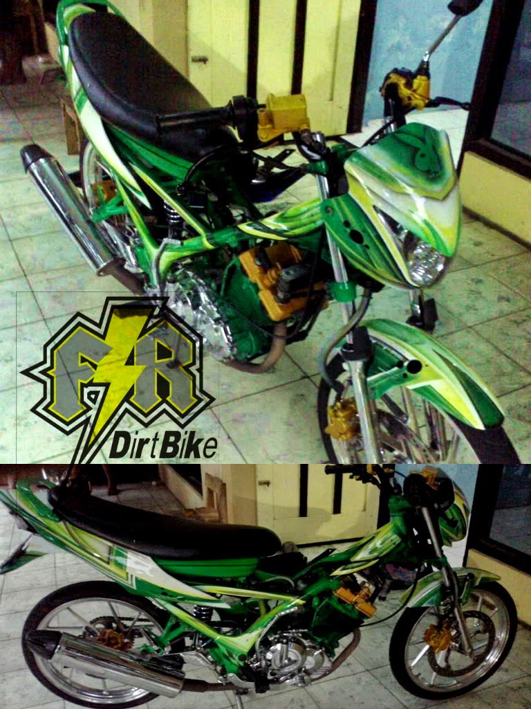 FR Custom Pain Work Street Racing Satria Fu