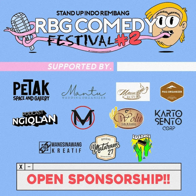 GRATIS !!! Stand Up Indo Rembang Gelar RBG Comedy Festival Untuk yang Kedua Kalinya