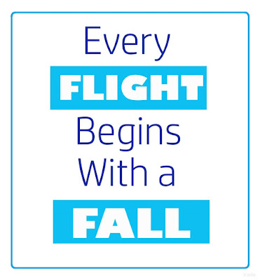 Every flight begins with a fall | Kwikk quotes