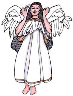 Original angel art of Carmen Cameron