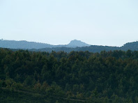 Vista del Tagamanent des del Castell de Taradell