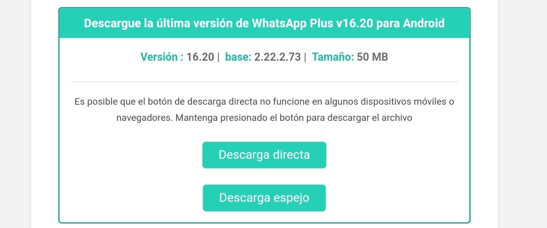 Descargar WhatsApp plus 15.10
