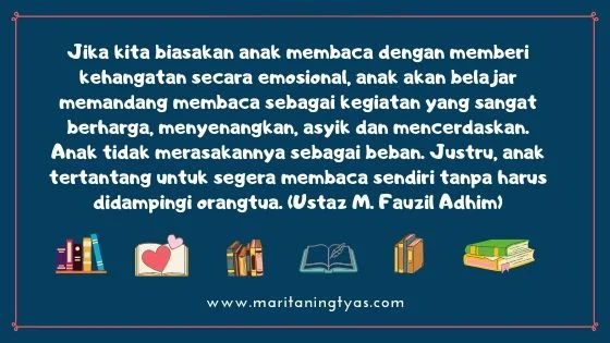 quotes tentang membaca dari ustaz m. fauzil adhim