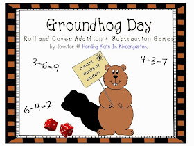 https://www.teacherspayteachers.com/Product/Groundhog-Day-Roll-And-Cover-Addition-and-Subtraction-Game-196100