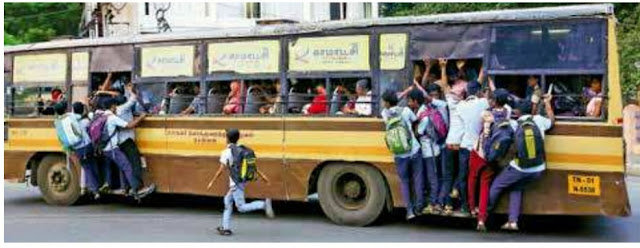 அன்றாடம் தொங்கி செல்லும் நிலை மாணவர்களுக்கு சிறப்பு பஸ் ஏன் இயக்க கூடாது?: அரசுக்கு தலைமை நீதிபதி கேள்வி