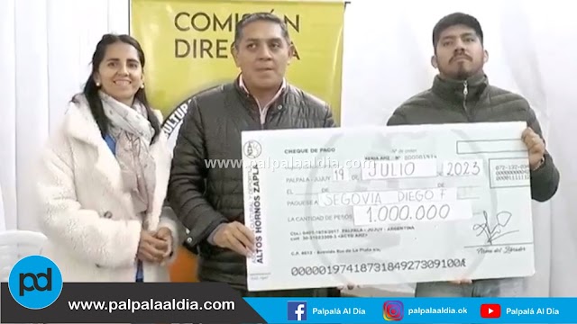 Se entregaron los premios del 17° Bingo del Club Zapla 