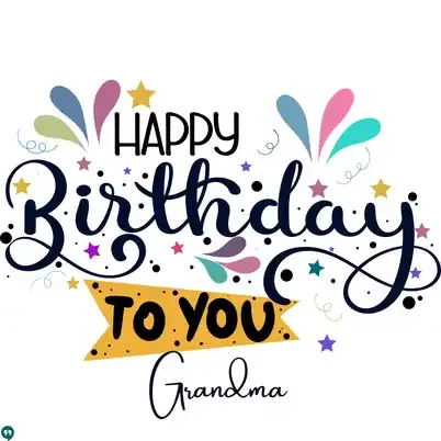 happy birthday to you grandma text images