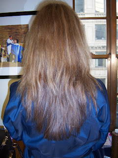 Brazilian blowout before