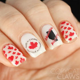 Canada nail Art