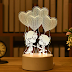 Romantic Love 3D Acrylic LED Lamp