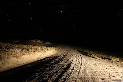 Dirt road at night. Photo credit Jeremy Grasz, https://www.flickr.com/photos/gisch/