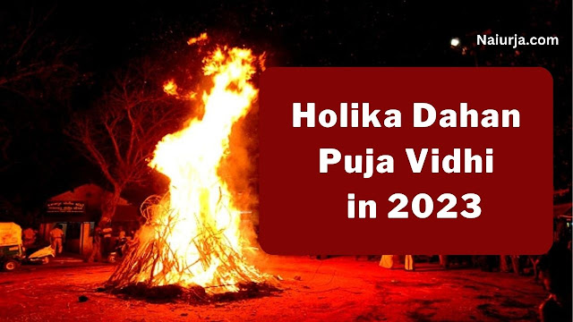 Holika Dahan 2023, When is the date and time of Holika Dahan