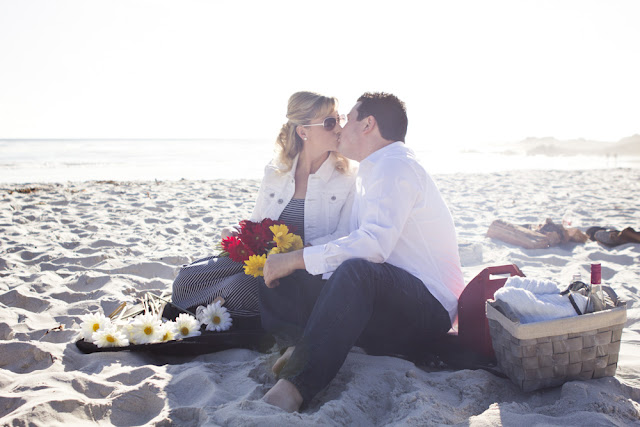 Carmel Beach Engagement Photography - Rachel Zee Weddings Portraits