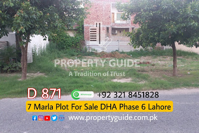 07 Marla Plot For Sale In DHA Phase 6 Lahore