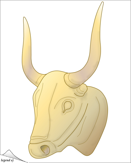 ミノア文明・パライカストロ遺跡・雄牛頭型リュトン杯 Minoan Bull-head Rhyton, Palaikastro／©legend ej