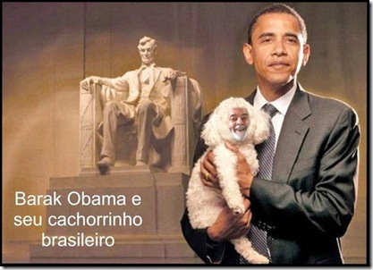 obama e cachorrinho