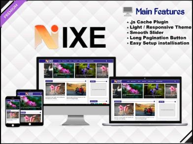 Nixe blogger template