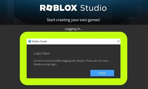 Fix Roblox Studio Login Failed An Error Occurred While Logging Into Studio