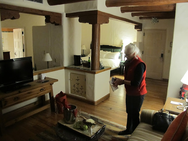 A Terrace level suite at La Fonda Hotel, Santa Fe, New Mexico