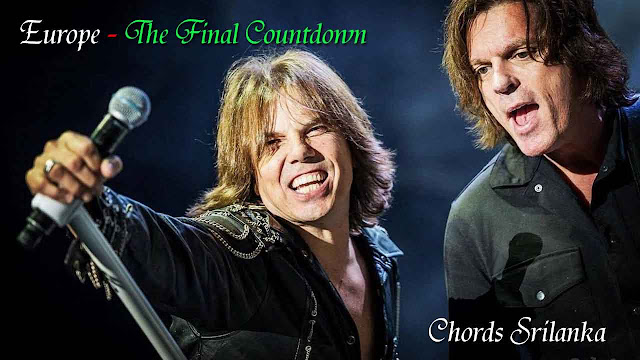 Europe song chords,The Final Countdown guitar chords,Europe song lyrics, The Final Countdown chords.