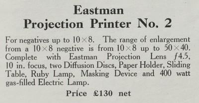 Eastman Projection Printer II