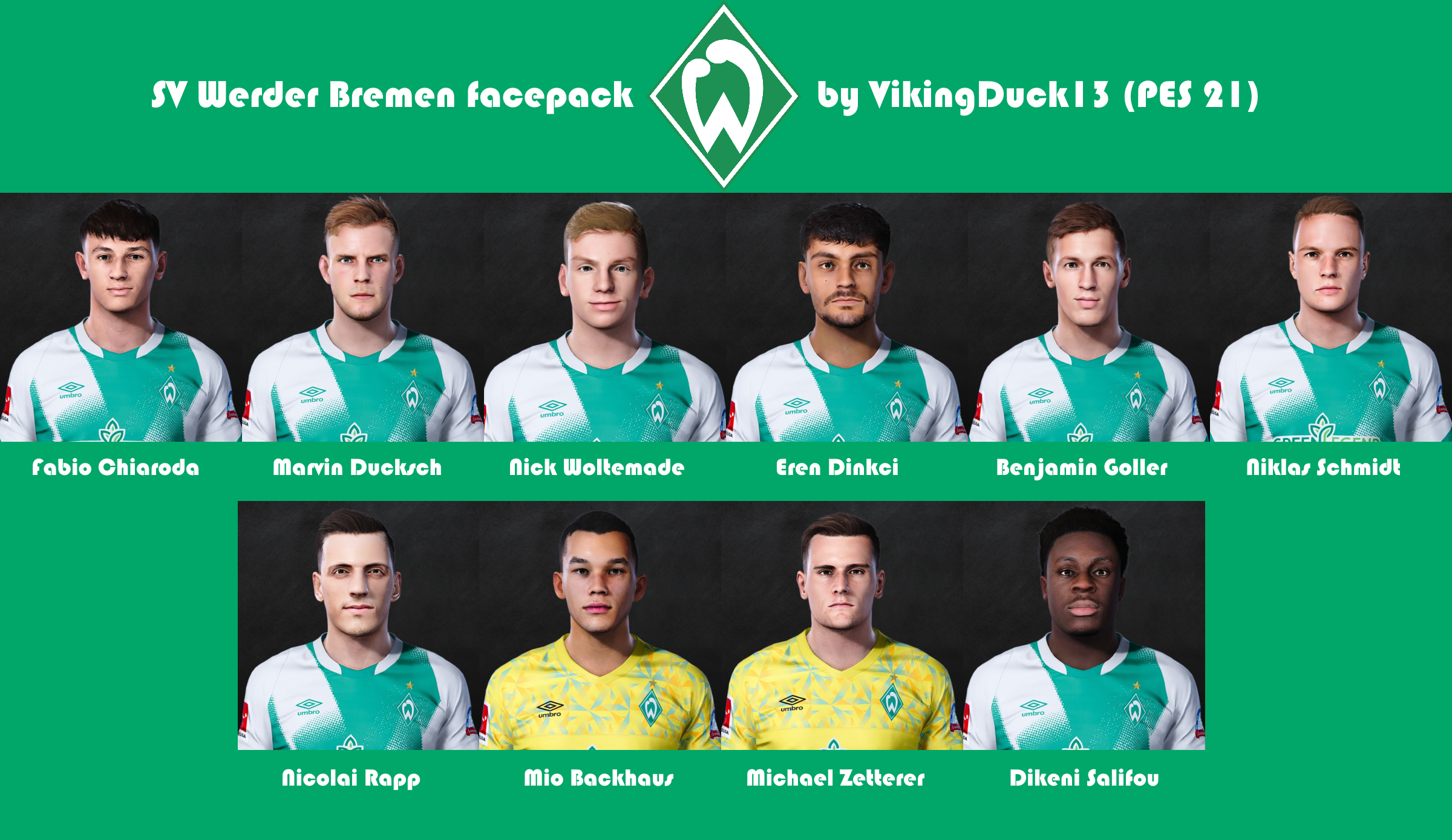 PES 2021 Werder Bremen Facepack