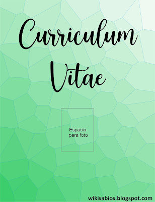 caratula para curriculum vitae profesional