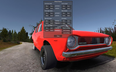 Mod pluguin Alterar o Tamanho das Rodas no jogo My Summer Car