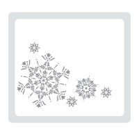 SU! Northern Flurry Embossing Folder