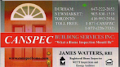 James Watters Clarington Home Building Inspectors Clarington Durham Region Oshawa Whitby Ajax