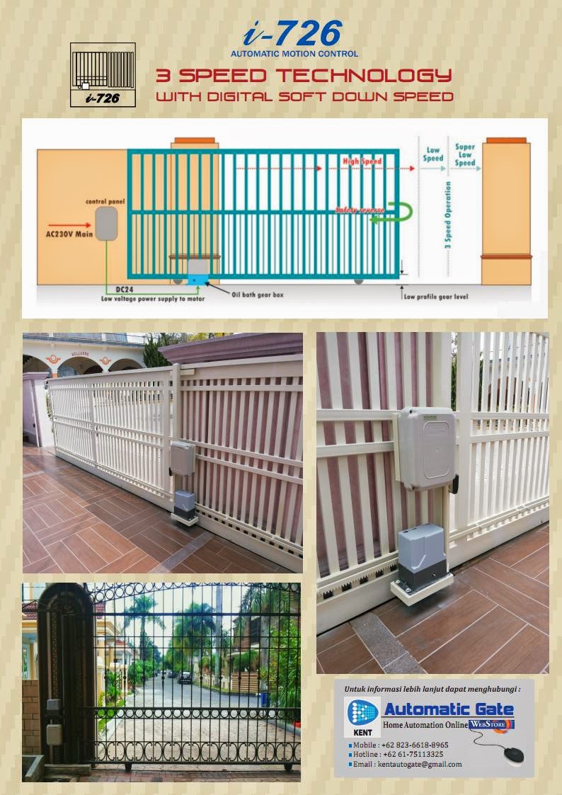 Kent Automatic Gate MEDAN Pintu Gerbang Pagar  