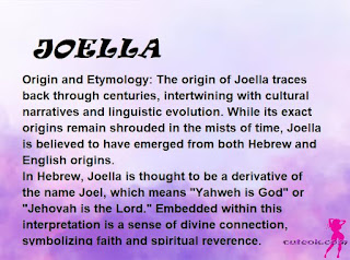 ▷ meaning of the name JOELLA